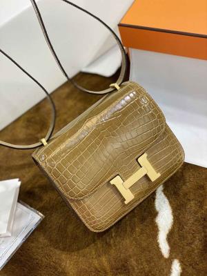 wholesale quality hermes constance 19 shinny niloticus crocodile u8 bronze dore ghd